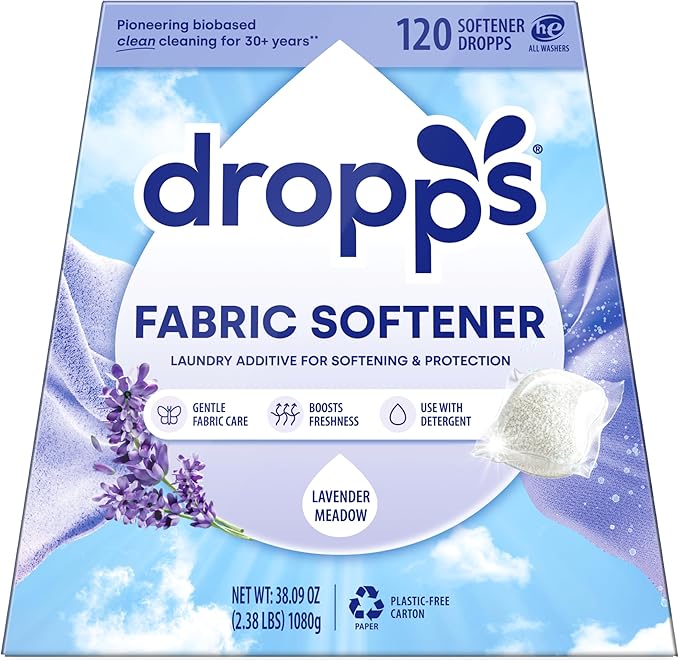 Dropps Laundry Fabric Softener Pods, Lavender Meadow by Dropps