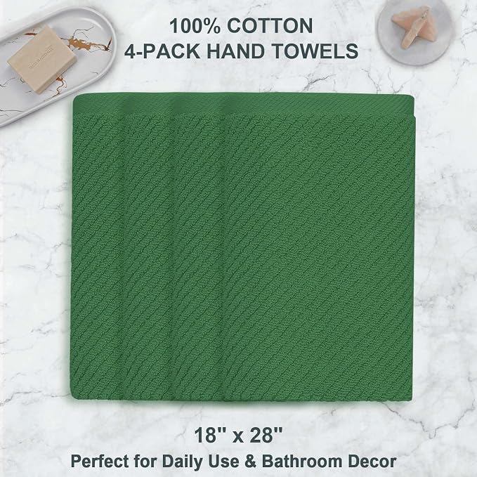 Green Hand Towels for Bathroom - Image 4