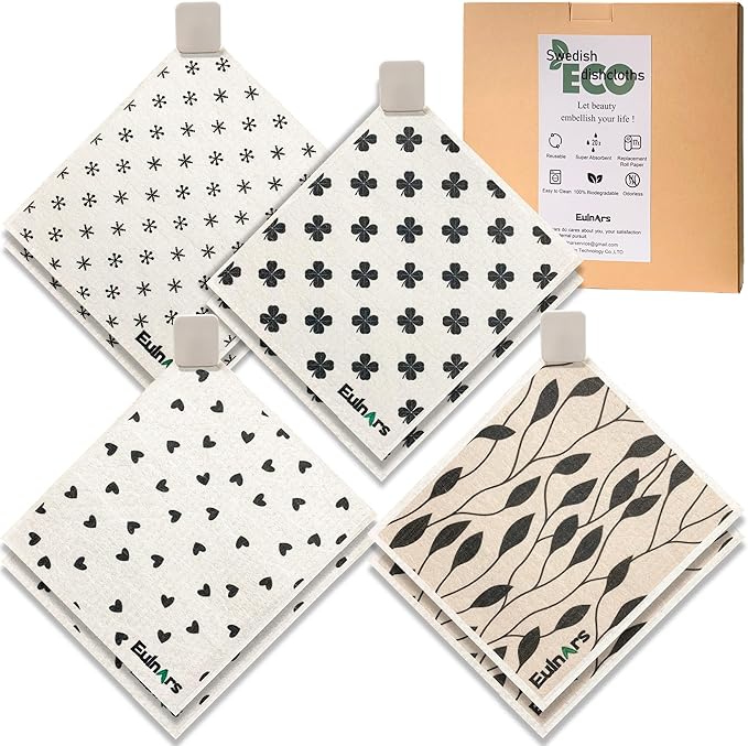 Reusable Paper Towels, 200 Washes by Eulnars