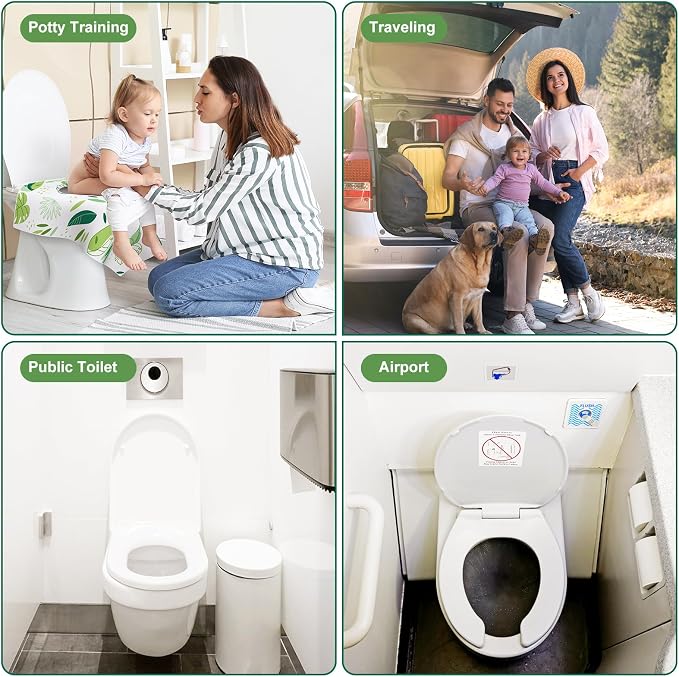30 Pack Toilet Seat Covers Disposable, and Adults, Individually Wrapped - Image 6