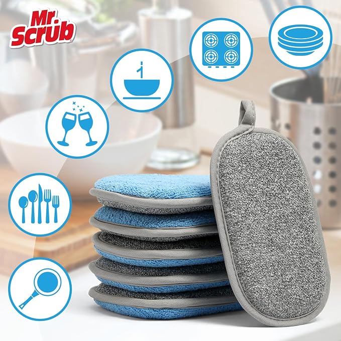 All-Purpose Sponges Kitchen, Non Scratch Dish Sponge - Image 4