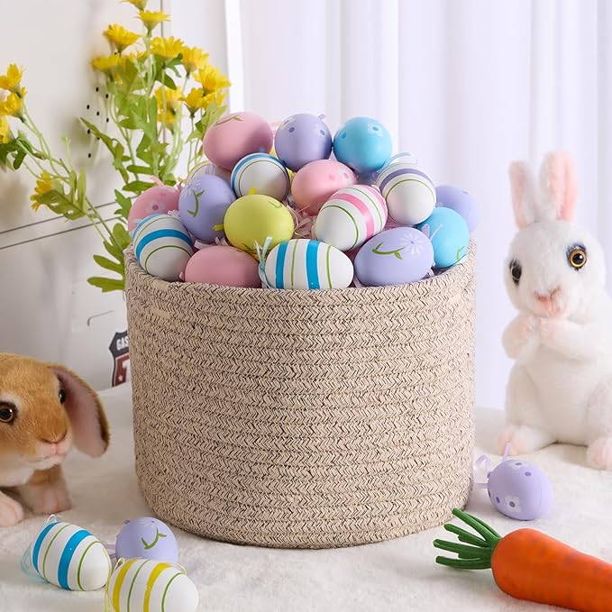 Small Basket for Organizing | Cube Shelf Closet Storage Baskets | 9.7×9.7×7.1” - Image 8