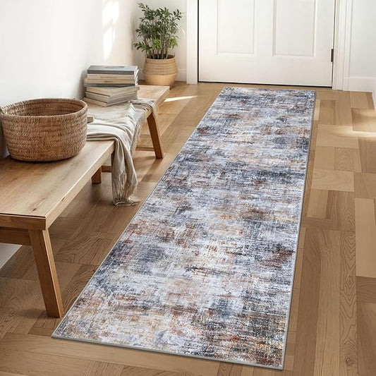 IOHOUZE Abstract Runner Rug 2x6 Ft Washable Runners by iOhouze