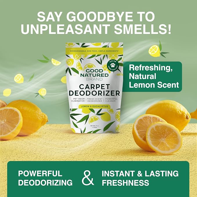 Good Natured Brand | Carpet Deodorizer & Freshener Powder | 47 oz Pet Odor - Image 2