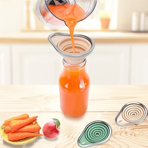 New Upgraded Small Silicone Collapsible Funnel Set - Image 7