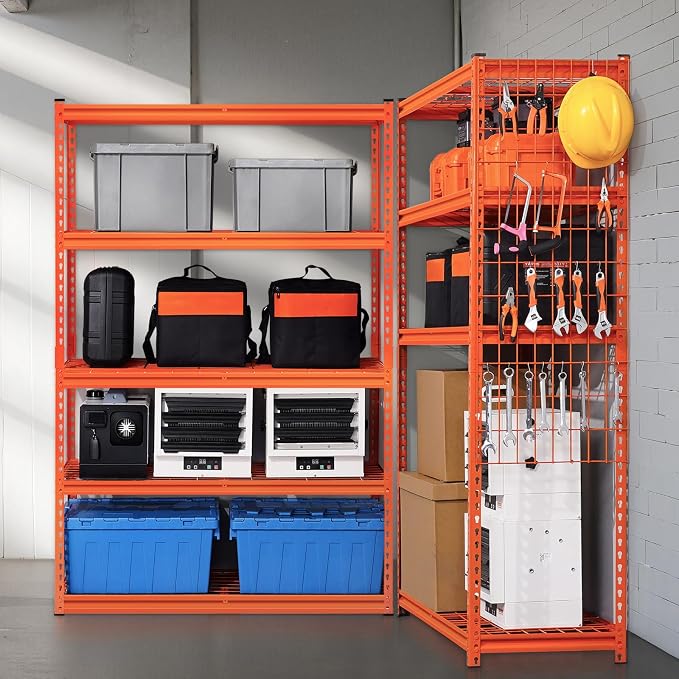 VEVOR Storage Shelves, 2500 lbs, 5 Tier Heavy Duty Garage Shelving, - Image 2
