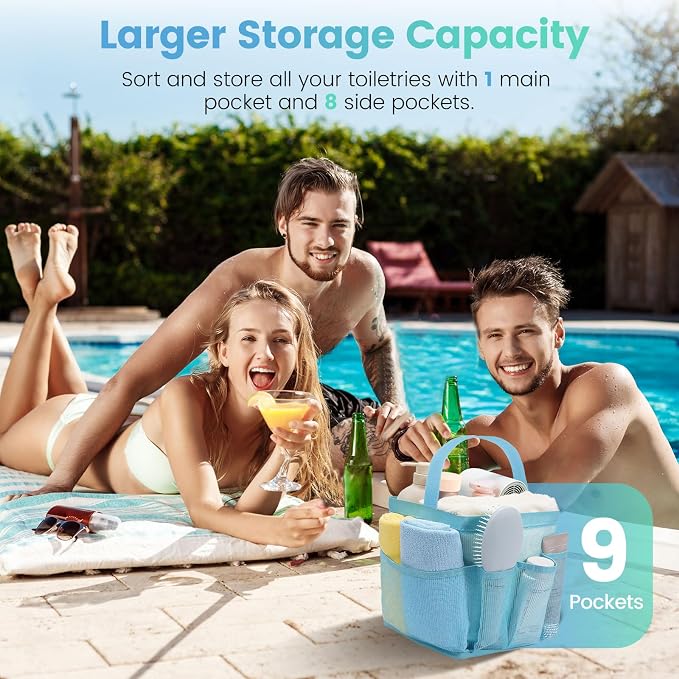 Shower Caddy Portable for College Dorm Room Essentials for Girls - Image 2