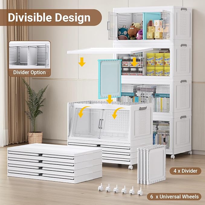 BROVIEW 800 Qt Plastic Storage Bins - Image 3