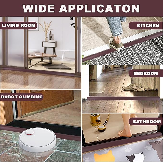 Vinyl Door Threshold Flooring Transition Strip Self Adhesive Carpet Edging Strip - Image 5