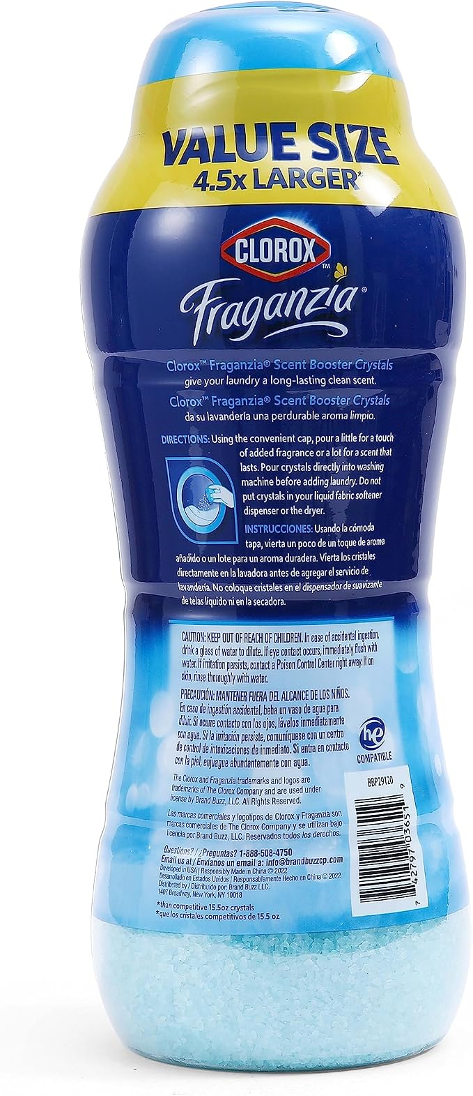 Clorox Fraganzia Laundry Scent Booster Crystals in Linen Scent - Image 6