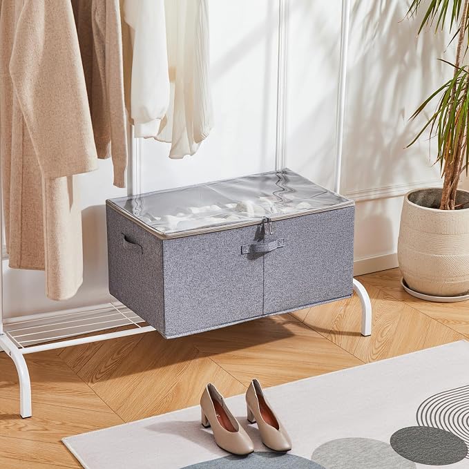 Shoe Storage Organizer for Closet, Shoe Box Organizer, Space Saving Foldable - Image 6