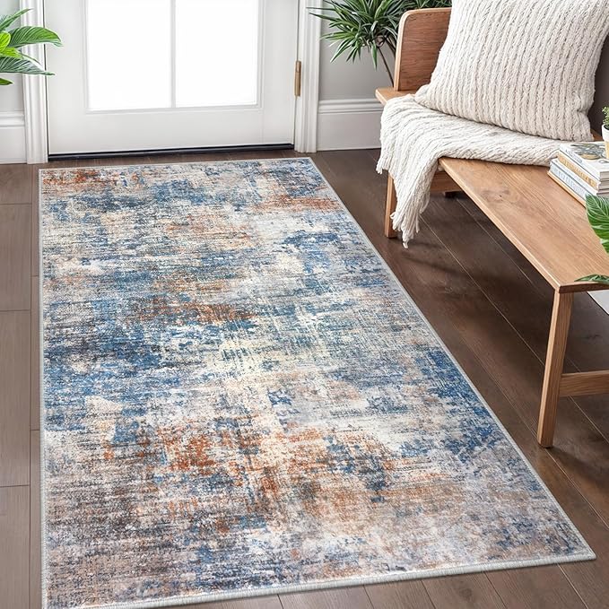 IOHOUZE Abstract Area Rug 3x5 Ft Washable Rugs by iOhouze