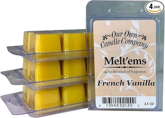 Our Own Candle Company Premium Wax Melt, French Vanilla, 6 Cubes, 2.4 oz by OurOwnCandleCompanycandles