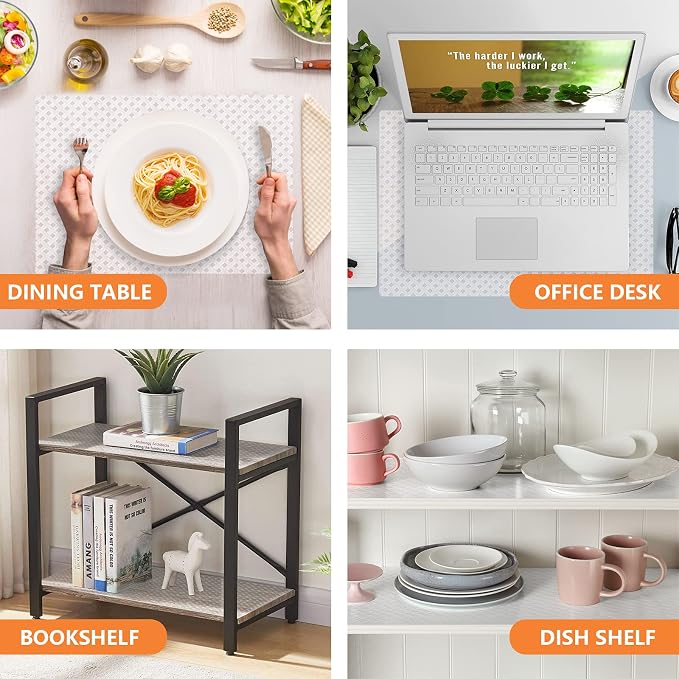 Shelf Liners for Kitchen Cabinets Refrigerator Liners Waterproof & Oil-Proof - Image 2