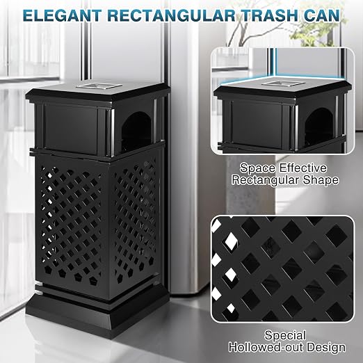 IRONWALLS Indoor/Outdoor Trash Can - Image 6