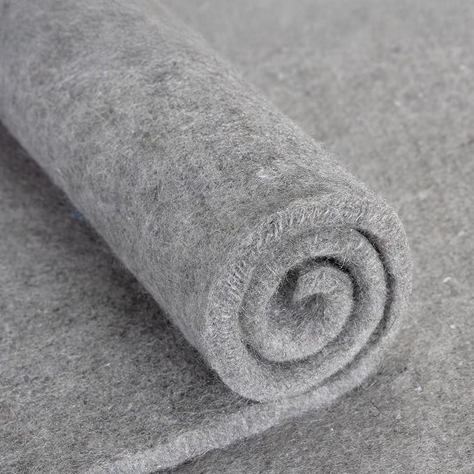 RUGPADUSA - Eco-Plush - 5'x8' - 1/2" Thick - 100% Felt - Luxurious Cushioned - Image 5