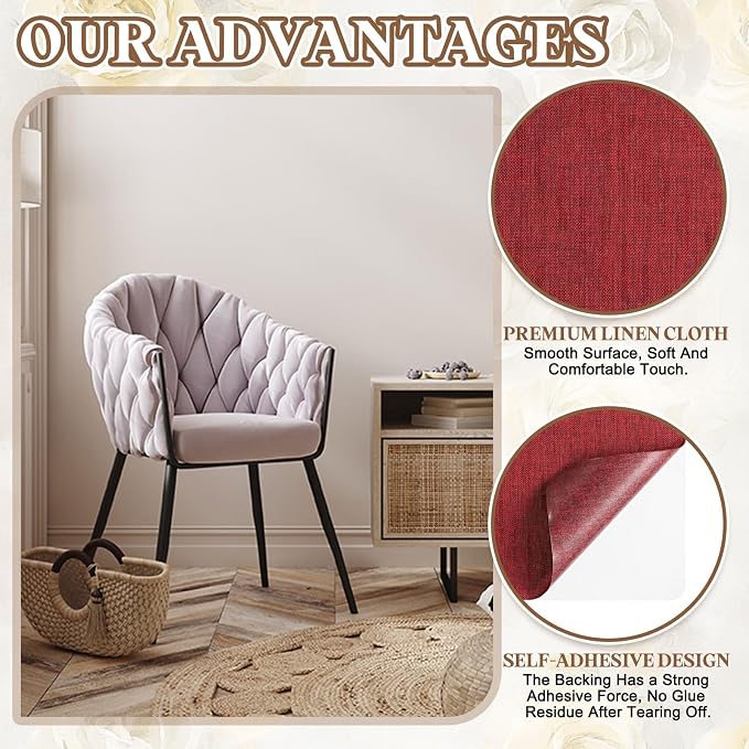PATIKIL Linen Repair Patch, 8 x 11 Inch Self-Adhesive Linen Fabric Repair - Image 3