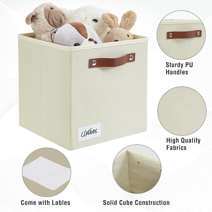 Collapsible Fabric Storage Cube Bins - Image 3