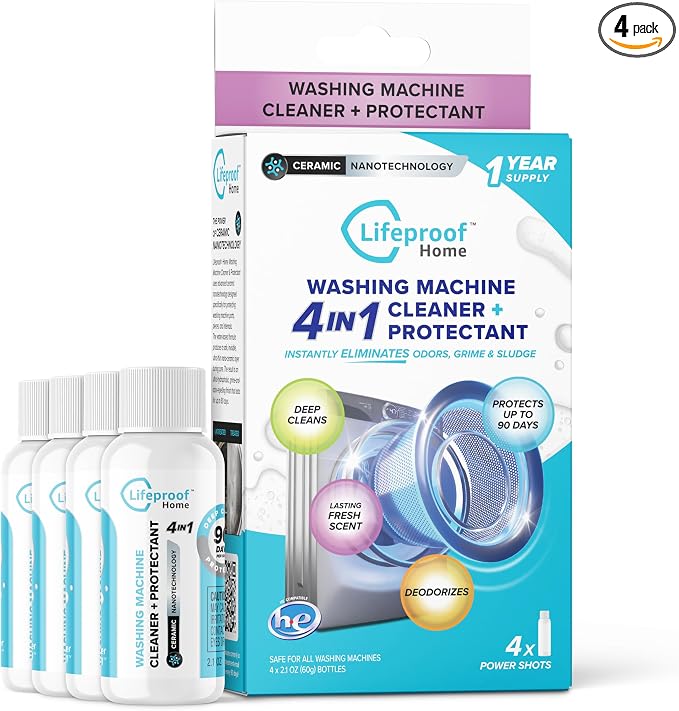 Lifeproof 4-IN-1 Washing Machine Cleaner by LifeproofHome