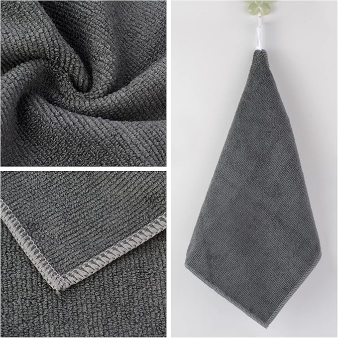 KinHwa Kitchen Washcloths for Dishes Absorbent Microfiber Dish Cloths Quick Dry - Image 3