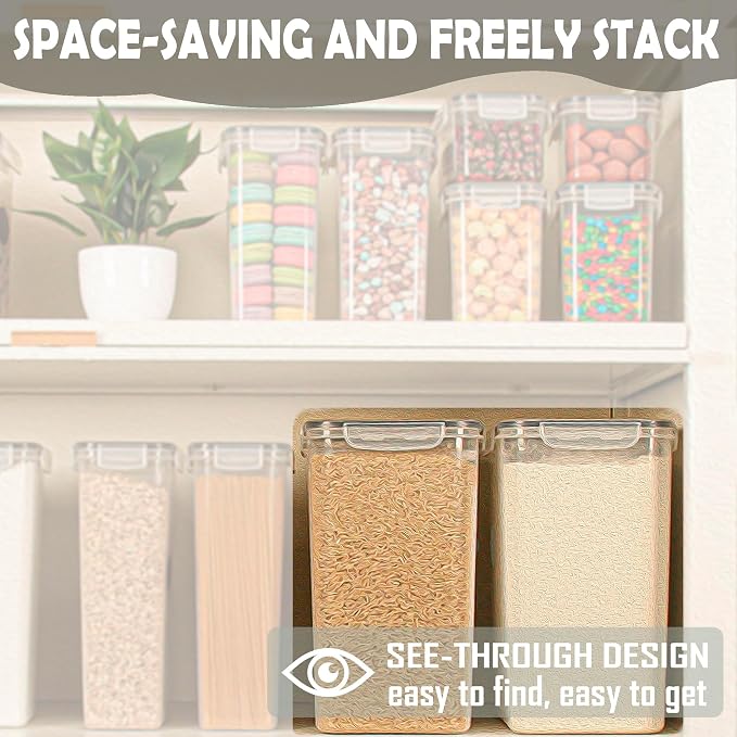 9.5L | 10 qt | 320 Oz Extra Large Airtight Food Storage Containers - Image 6