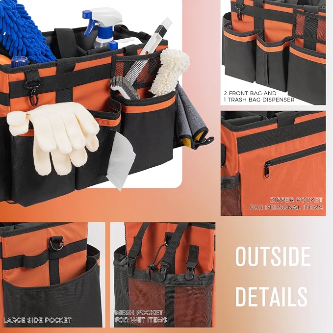 Wearable Cleaning Caddy, Cleaning Caddy Supplies Organizer - Image 4