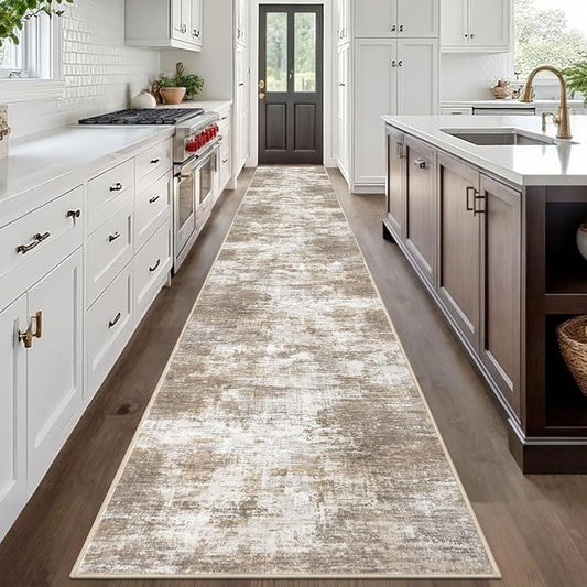 IOHOUZE Abstract Runner Rug 3x20 Ft Extra Long Washable Runners - Image 2