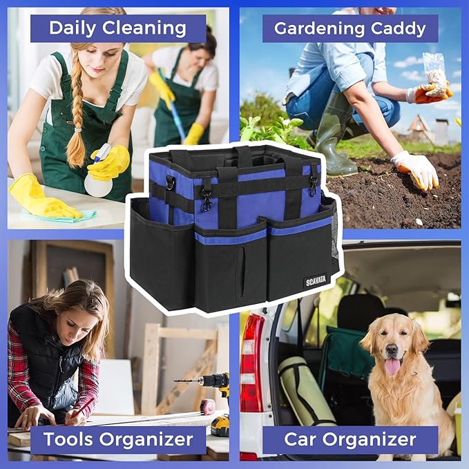 Compact Wearable Cleaning Caddy, Small Supplies Organizer - Image 7