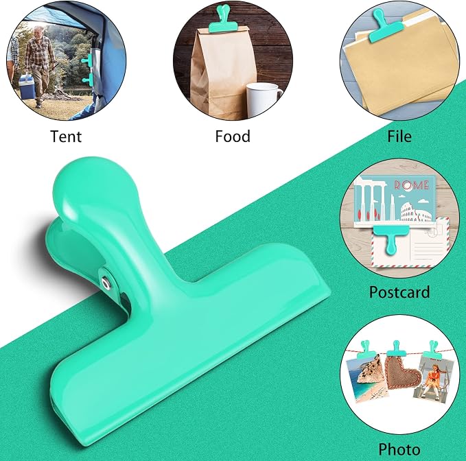 Bag Clips Heavy Duty Stainless Steel Chip Clips, Food Bags Clamp Great - Image 6