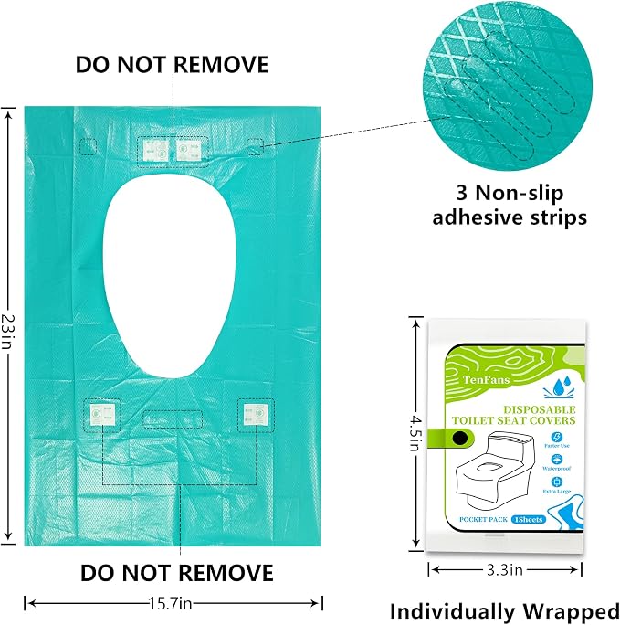 TenFans Toilet Seat Covers Disposable - Image 3