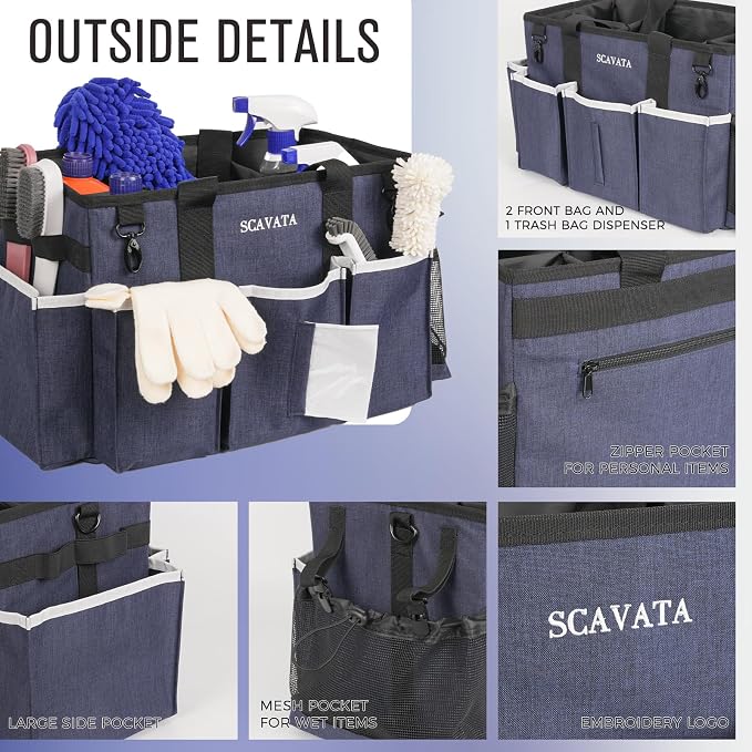 Wearable Caddy Bag, Cleaning Supplies Organizer - Image 3