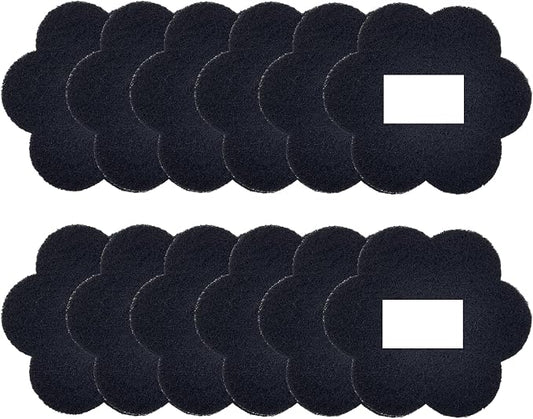 12-Pack Universal Trash Can Odor Absorbing Filters, Activated Charcoal by Home