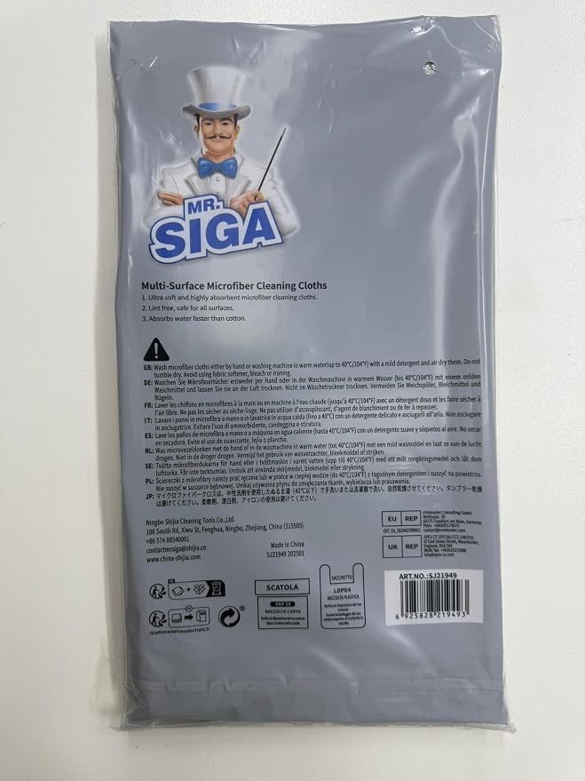 MR.SIGA Microfiber Cleaning Cloth, All-Purpose Microfiber Towels, Streak Free - Image 9