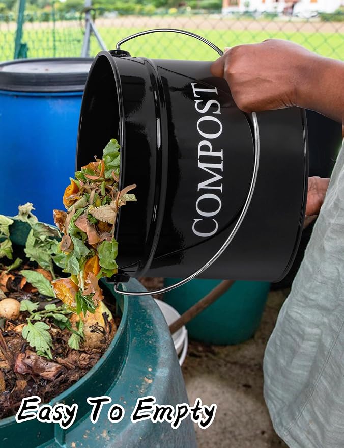 Compost Bin - 1 Gallon Countertop Composter - Image 6