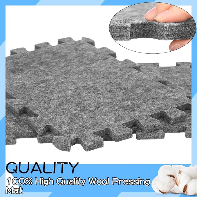Ziliny 8 Pack Large Wool Pressing Mat 22" x 63" Wool Ironing Mat Felted - Image 4