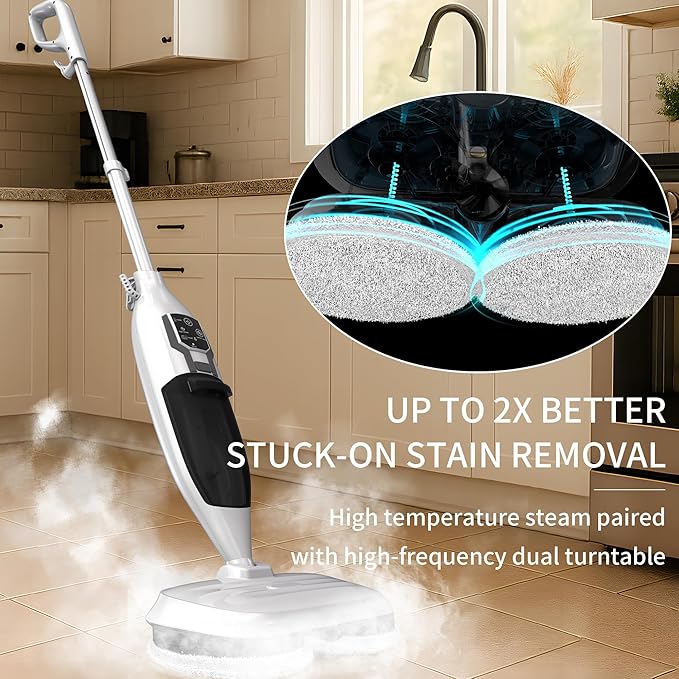 Steam Mop with 13 Accessories, Steam Cleaner - Image 2