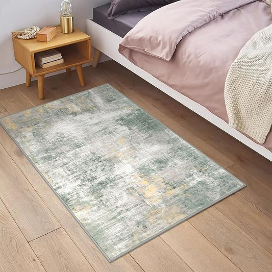 IOHOUZE Small Abstract Area Rug 2x3 Ft Entryway Rugs Washable Door Mat Indoor - Image 2