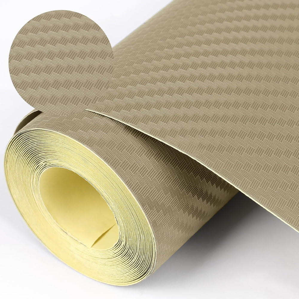 Self-Adhesive Shelf Liner Kitchen Liner, Waterproof Backed Paper Easy Peel and