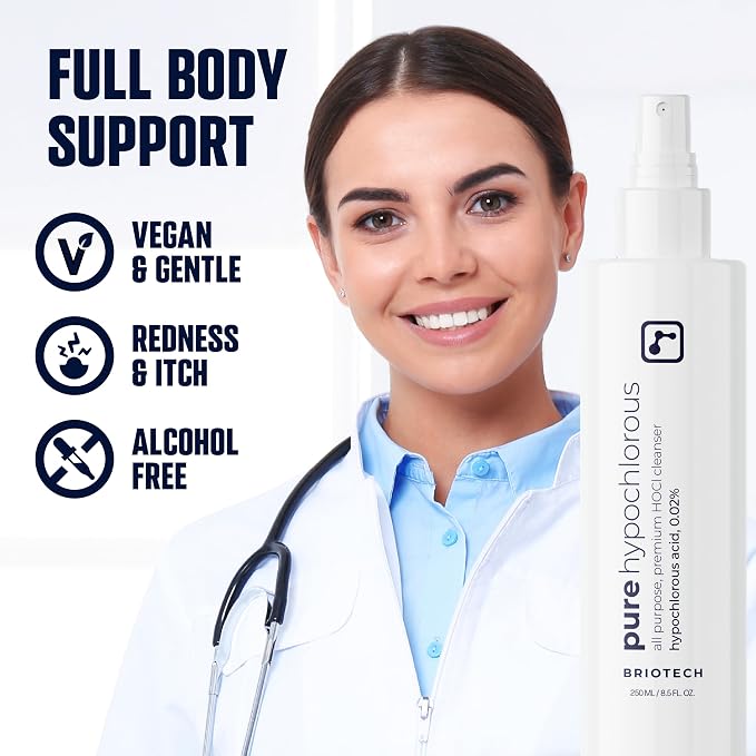 BRIOTECH Pure Hypochlorous Acid Cleanser, Original Premium HOCl Topical Solution - Image 6