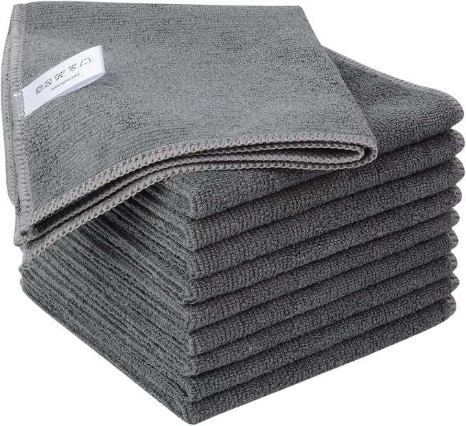 KinHwa Kitchen Washcloths for Dishes Absorbent Microfiber Dish Cloths Quick Dry by KinHwa