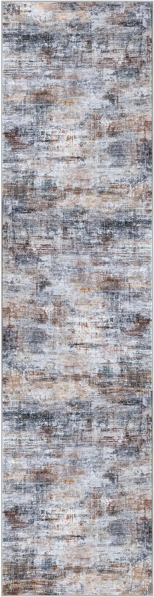 IOHOUZE Abstract Runner Rug 3x12 Ft Washable Runners - Image 9