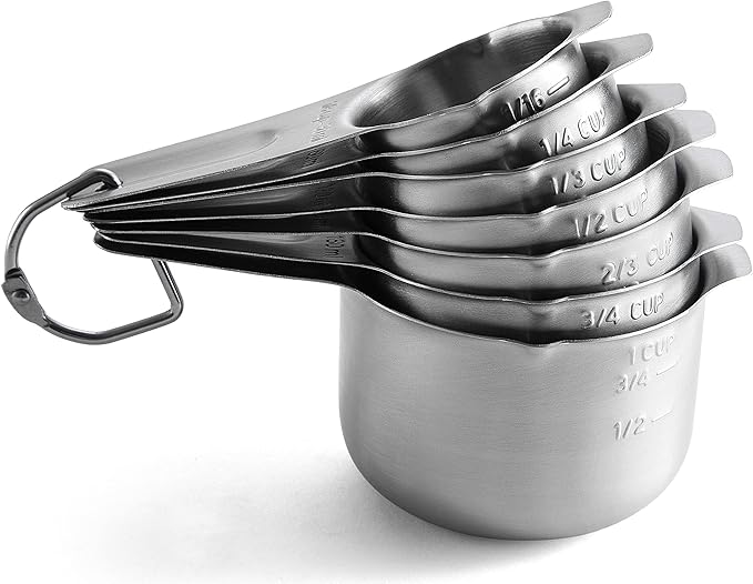 Spring Chef Stainless Steel Measuring Cups Set of 7 by SpringChef