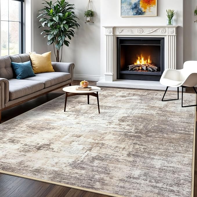 IOHOUZE Abstract Area Rugs 6x9 Ft Washable Rugs by iOhouze