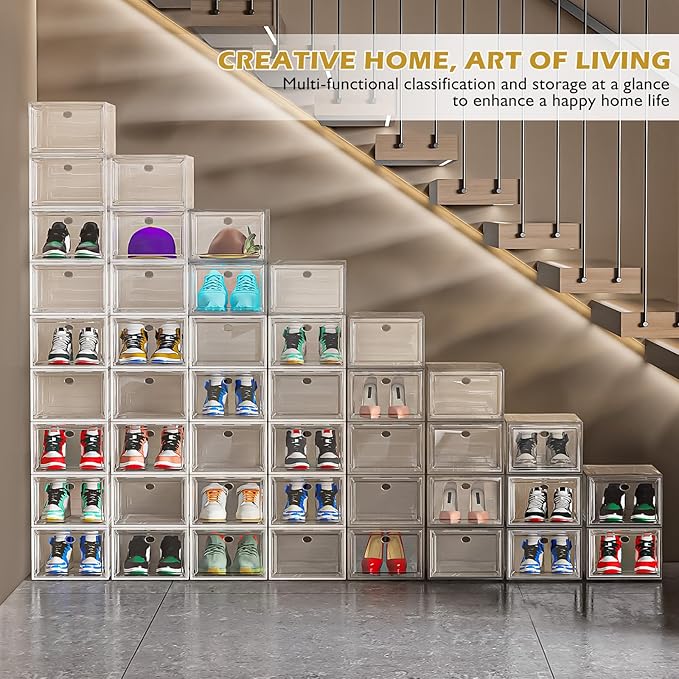 Thicken & Sturdy Clear Shoe Storage Organizer - Image 2