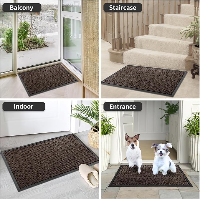 Yimobra Extra Large Door Mat Outside Entrance 60x32, Waterproof Heavy Duty - Image 7