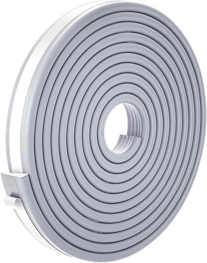 QDiShi 118" Wedge-Shape Weather Stripping Door Seal Weatherproof Foam Seals - Image 2