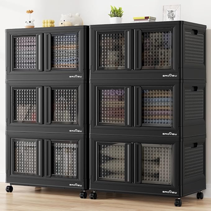 BROVIEW 120Gal Stackable Storage Bins by BROVIEW-EnjoytheArtofLife