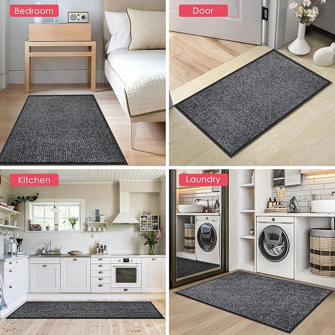 Kuyal Front Door Mat, Commercial Floor Mats Inside Outside Entrance, Heavy Duty - Image 5