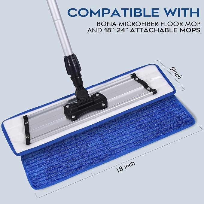 Matthew 18'' Microfiber Mop Replacement Pads - Image 7