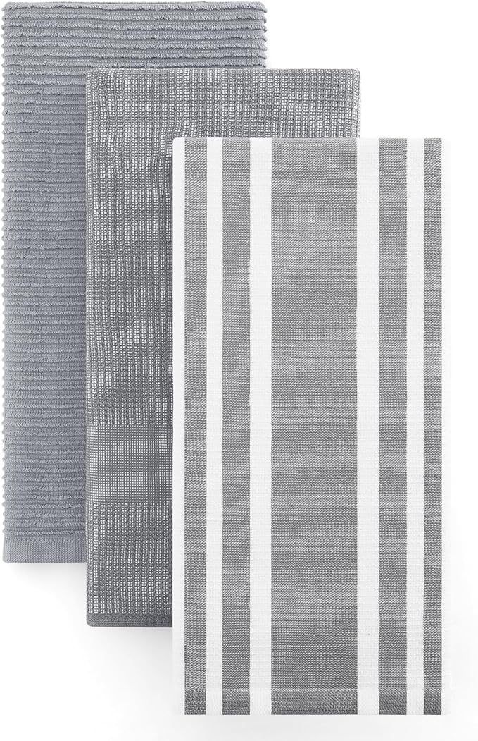 Homaxy Premium Kitchen Towels, Large Cotton 380 GSM Kitchen Hand Towels by Homaxy